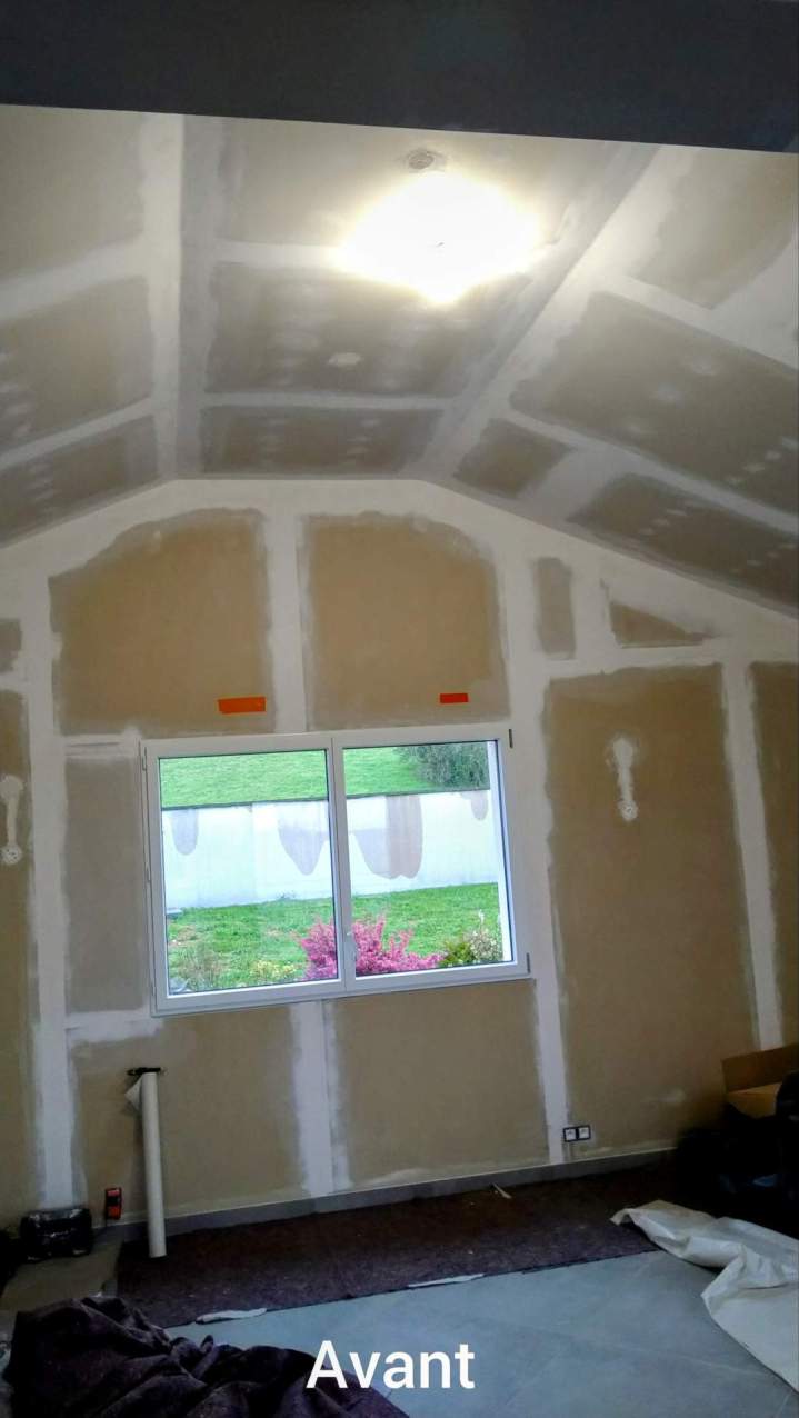 Photo peinture murs avant